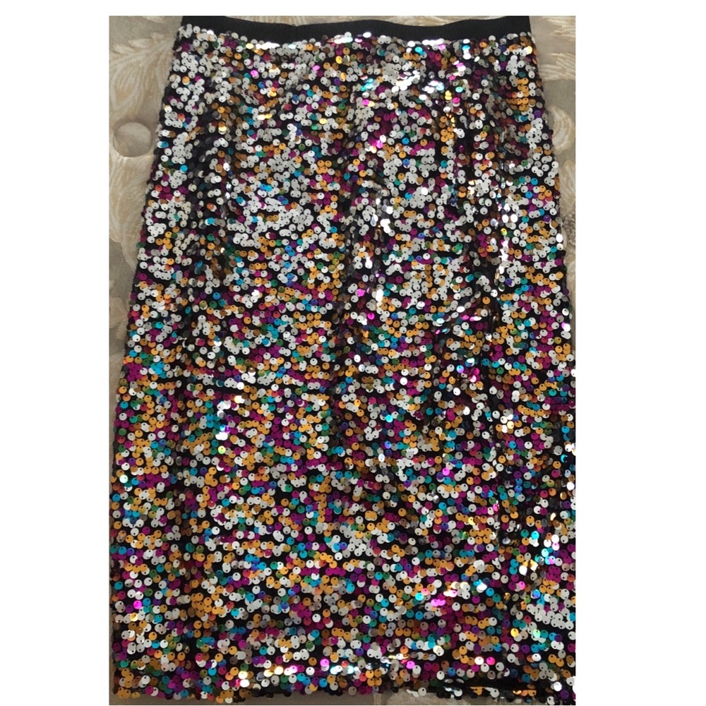 H&M colorful sequins skirt